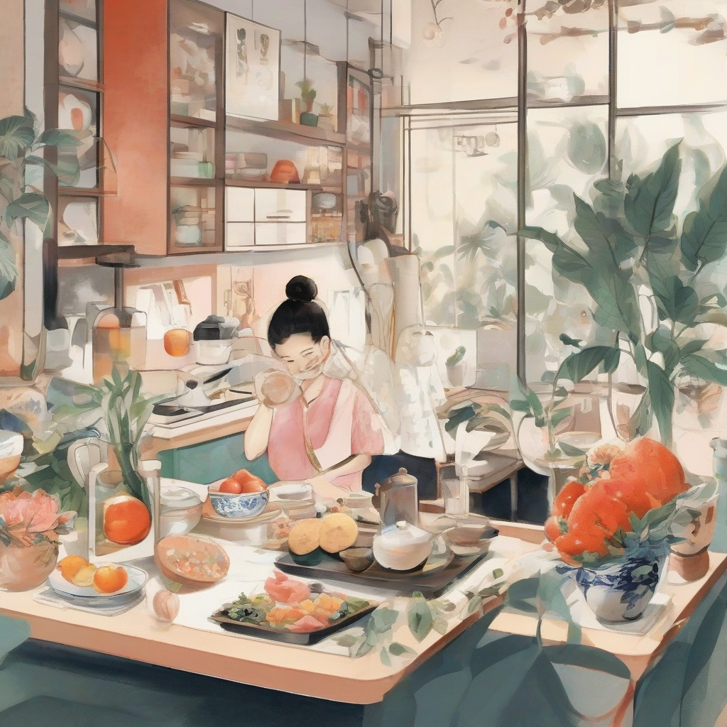 厨房里的养生秘籍：美食收纳两不误