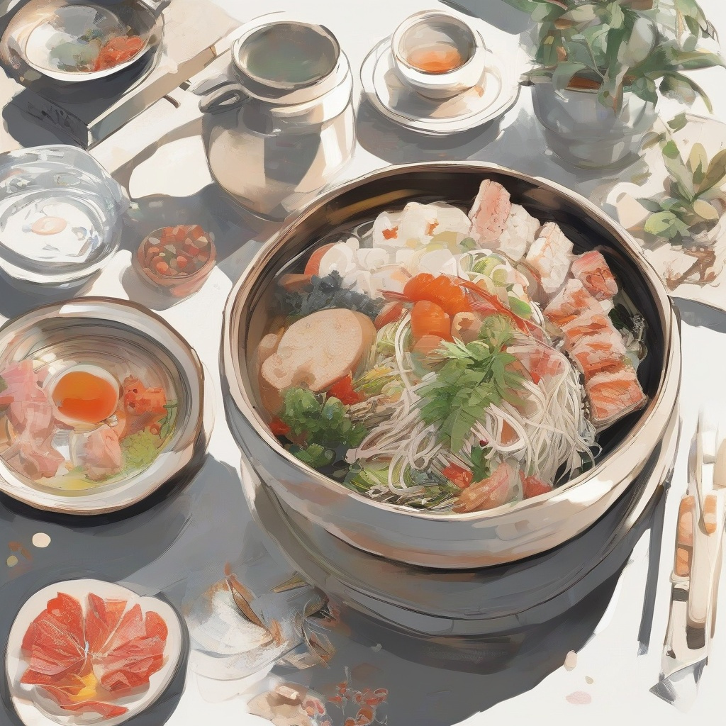 厨房里的养生密码：低卡美食与穿搭灵感